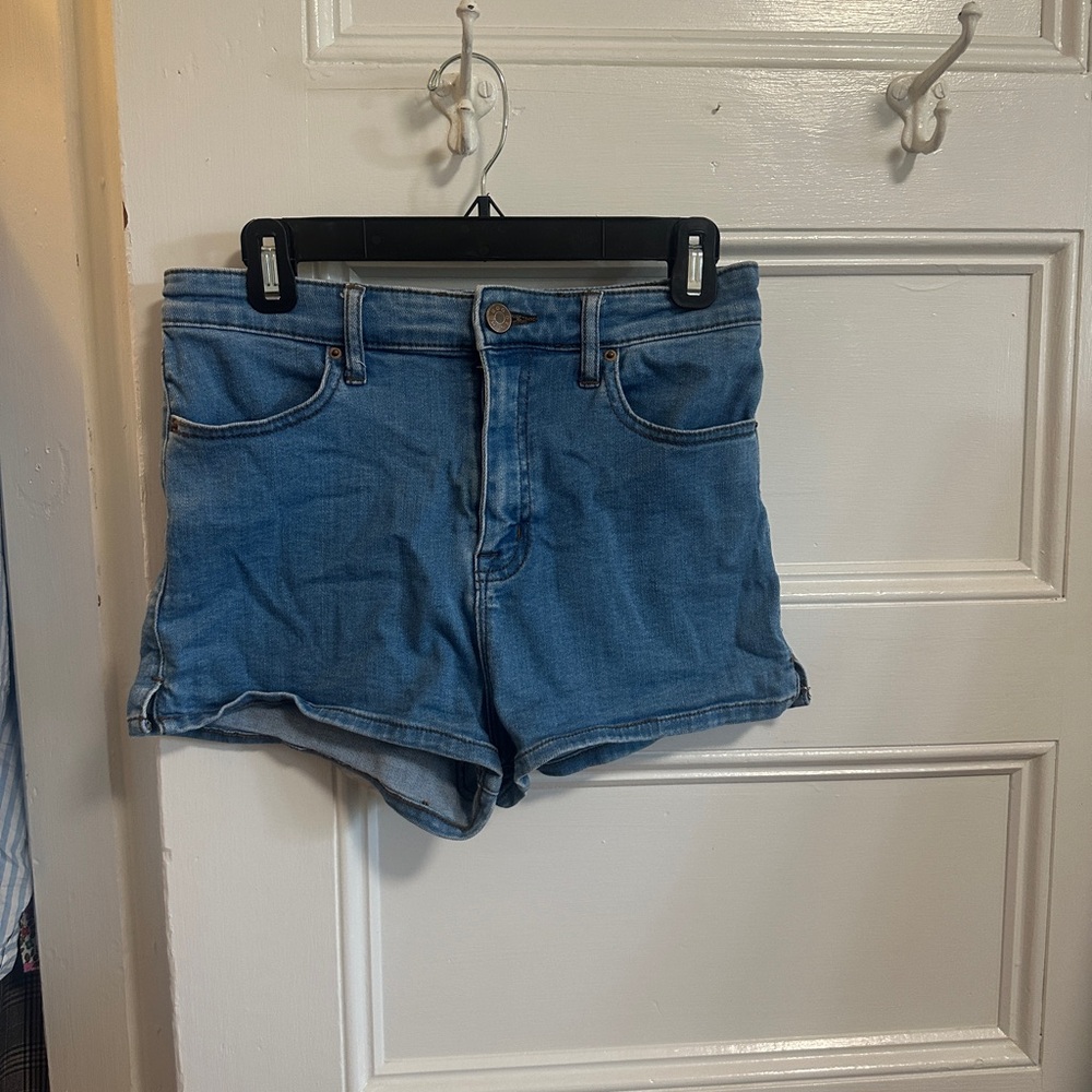 BDG Blue Denim Women's Shorts - Comfortable High-Rise Cut